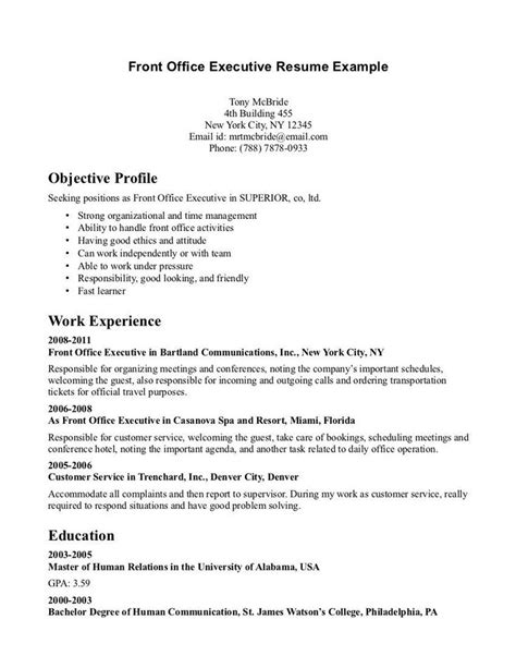 Receptionist resume example—guide and 20+ writing tips. Front Desk Receptionist Resume Sample Awesome Receptionist Resume Objective Professional 57 ...