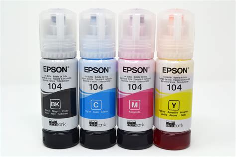 Epson 104 Ink Bottle Set For Ecotank Printers Genuine Epson Original