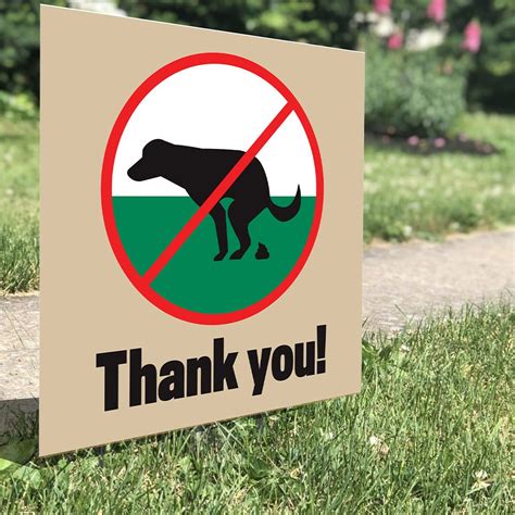 No Dog Poop Sign Tex Visions