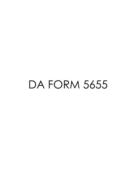 Form 5655 Fillable Printable Forms Free Online