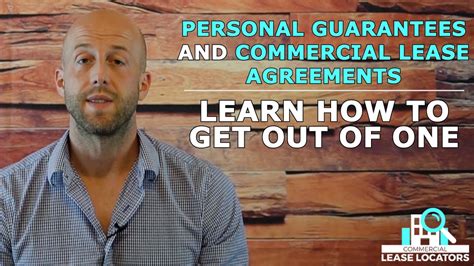 As a common practice, the steps involved in negotiating and signing a tenancy lease agreement in. Commercial Lease Agreements and Personal Guarantees - YouTube