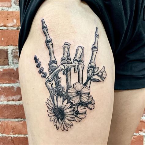 101 Amazing Skeleton Hand Tattoo Ideas That Will Blow Your Mind Skeleton Hand Tattoo Badass