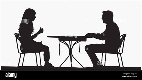 Silhouette Couple Vector Illustration Stock Vector Image And Art Alamy