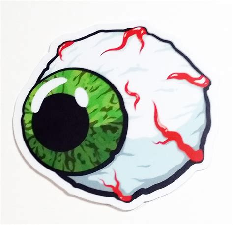 Eyeball Sticker Etsy
