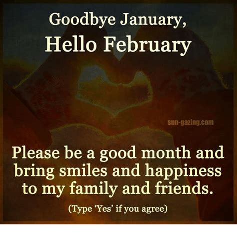 Goodbye January Hello February Wishes Photos February Quotes Hello