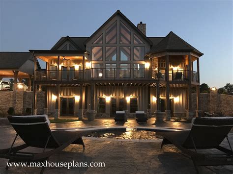 Double Master On Main Level House Plan Max Fulbright Designs Rustic