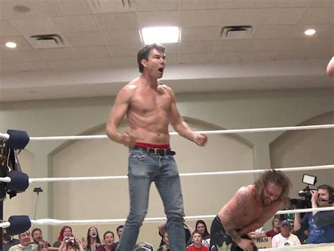 Jerry Oconnell Rips Off Shirt In Pro Wrestling Ref Debut