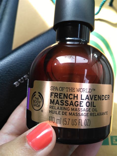 The Body Shop French Lavender Massage Oil Review Lets Expresso