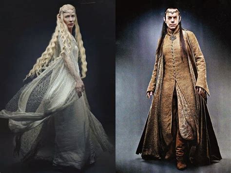 I Really Like The Costumes Of Them In The Hobbit Elrond And Galadriel