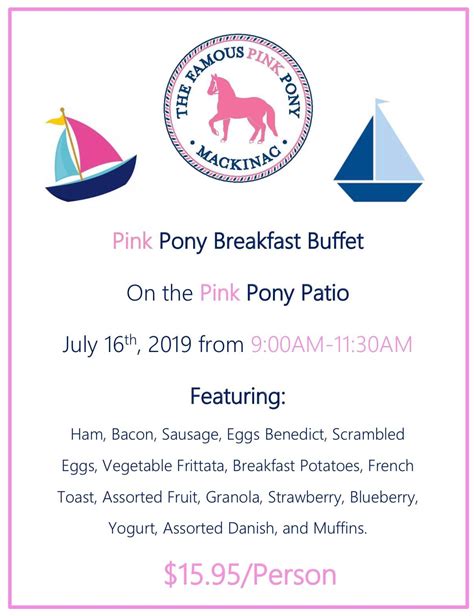 Pink Pony Home Mackinac Island Michigan Menu Prices Restaurant