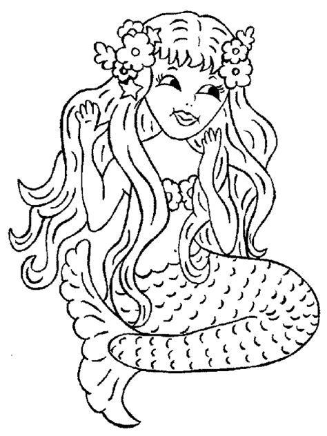 Elsa Mermaid Coloring Pages At Free Printable