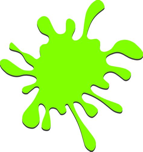 Green Paint Splatter Clip Art At Vector Clip Art Online