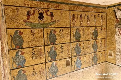 Burial Chamber Of King Tutankhamun Madain Project En