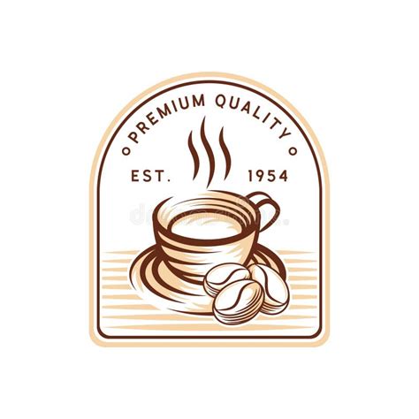Coffee Logo Design Vector Illustration Retro Vintage Coffee Logo
