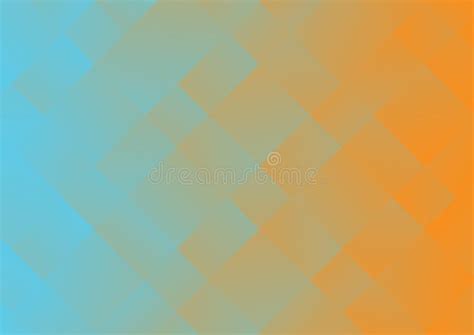 Simple Blue And Orange Background Vector Graphic Stock Vector