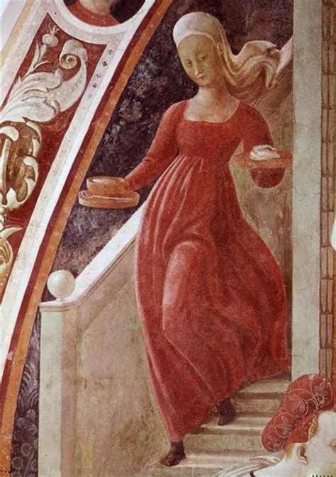 The Birth Of The Virgin Detail Of A Mai Paolo Uccello