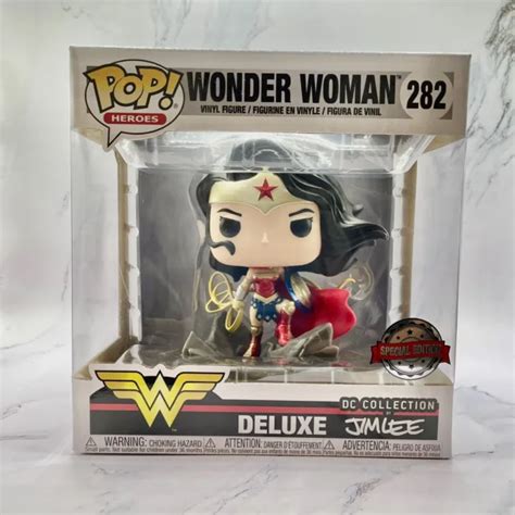 Funko Pop Dc Comics Jim Lee Deluxe Special Edition Wonder Woman 282