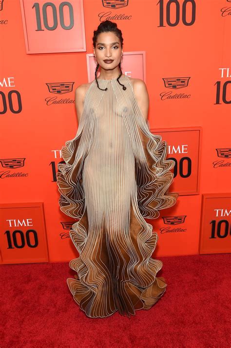 Indya Moore S Naked Dress At The Time 100 Gala Is An Actual Work Of Art