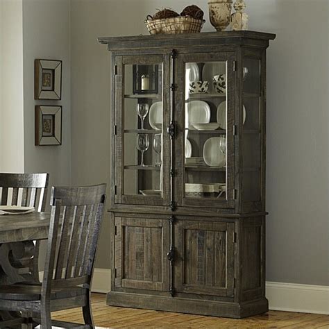 Magnussen Bellamy Wood China Cabinet In Pine Cymax Business