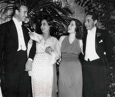 David Niven Merle Oberon Norma Shearer And Irving Thalberg Attended