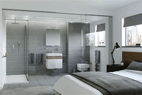 The black and white color scheme makes it all the more striking. Bathroom Ensuite Design | Ensuite Bathrooms Northern ...
