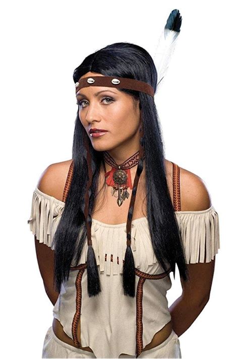 Costume Characters Sexy Native American Wig Multicolor Size One Size