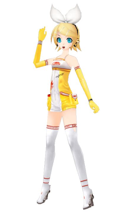 Kagamine Rin V2 Racing 2010 Project Diva Extend Miku Vocaloid