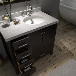 Bathroom vanity designs usually applied in private homes are classic or traditional, rustic, modern/ contemporary, and minimalist designs. 48 Bathroom Vanity With Offset Sink | 36 inch bathroom ...