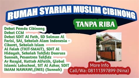 Panduan kepada pengguna perkhidmatan bank di malaysia. Rumah Syariah Islami Cikaret Cibinong, Kpr Tanpa Bank ...