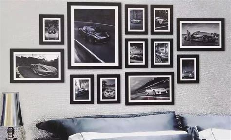 create a photo collage wall art gallery with your own photos