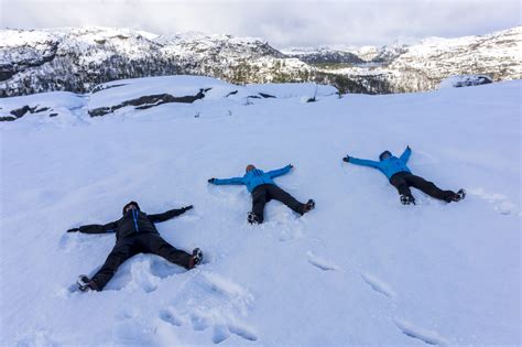 Preikestolen Winter Hikesnow Angels Explore Lysefjorden