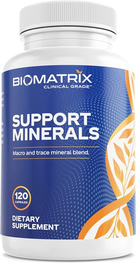 Support Minerals Supplement With Chelated Zinc Copper Calcium Magnesium Boron