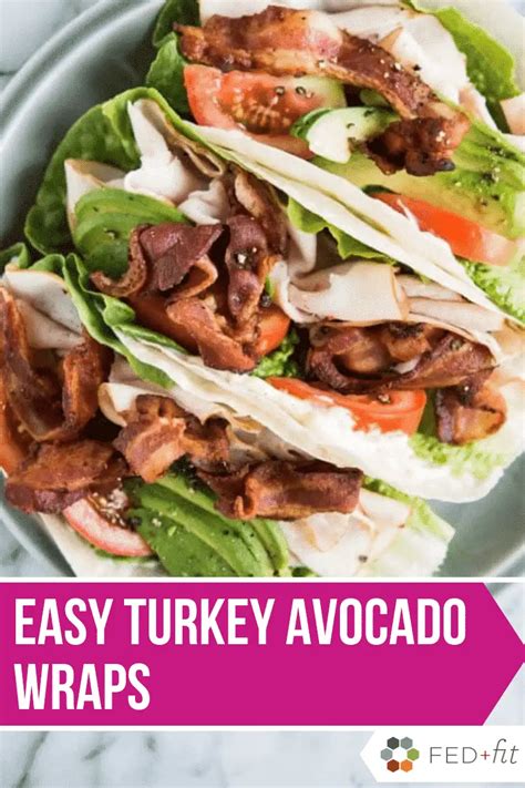 These Easy Turkey Avocado Wraps Are A Great Gluten Free Paleo Lunch