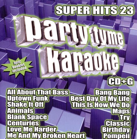 Best Buy Party Tyme Karaoke Super Hits Vol 23 Cd G