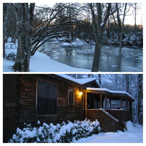 A family log cabin on the river in the smoky mountains of tennessee. "Let It Snow" Rental Cabin | Western NC Cabins for Rent ...
