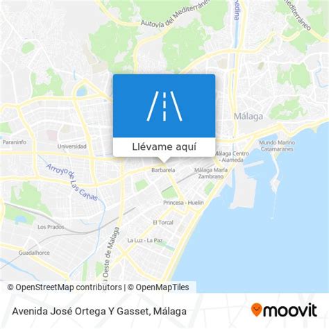 ¿cómo Llegar A Avenida José Ortega Y Gasset En Málaga En Autobús O Tren
