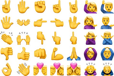 Download Hand Gestures Ios Emoji Png Download Full Size Png Image