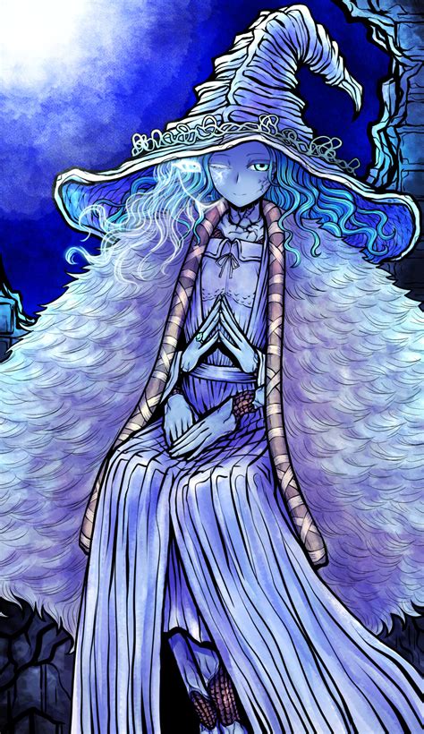 Nazo No Diaboro Ranni The Witch Elden Ring Absurdres Highres 1girl Blue Eyes Blue Hair