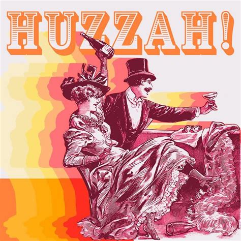 Vintage Couple Huzzah Birthday Card Greeting Cards Hallmark
