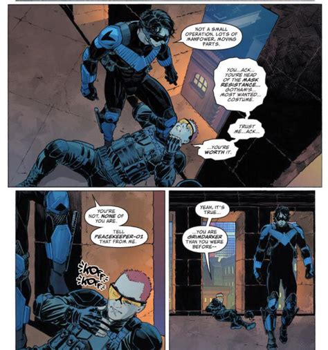 Comic Excerpt Nightwing Is Top Dog In Gotham Future State Nightwing