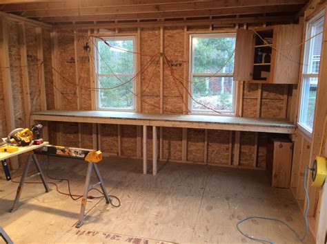 Easy Workbench Build Shedorganization Shed Workbench Shed Storage