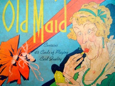 Vintage “old Maid” Playing Cards Matthews Island Of Misfit Toys
