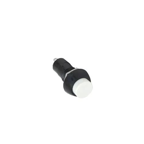 White R13 502 12mm 2pin Momentary Self Reset Round Cap Push Button