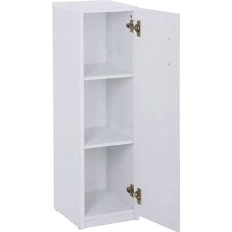 Buy top selling products like wakefield no tools wall cabinet and elegant home fashions hadley medicine cabinet in white. Hygena Single Door Bathroom Floor Cabinet - White Gloss ...