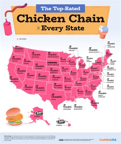 the best and worst rated fast food chains across the united states vivid maps