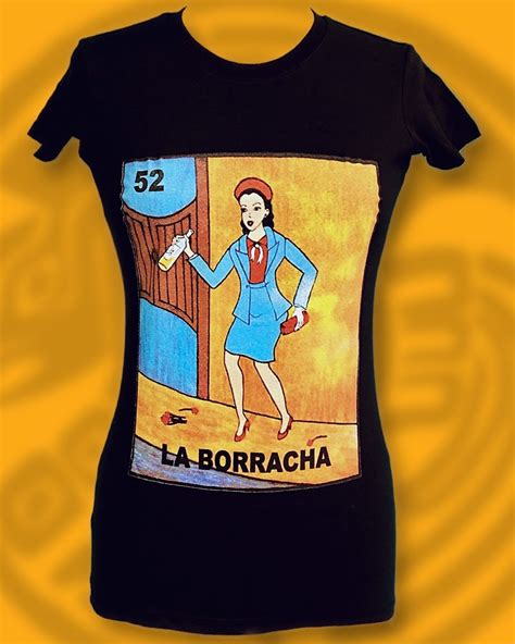 la borracha loteria print mexican novelty womens tank top etsy
