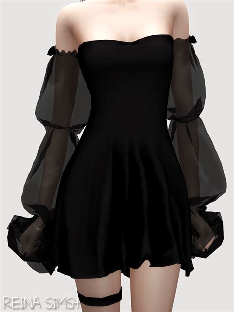Sims 4 May Gothic Dress Archives The Sims Book