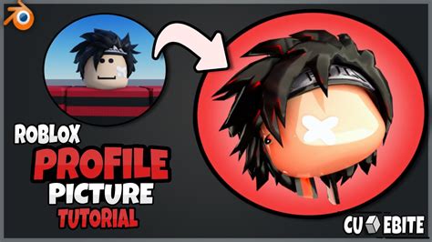 How To Make A Roblox Profile Picture Roblox Pfp Blender Youtube
