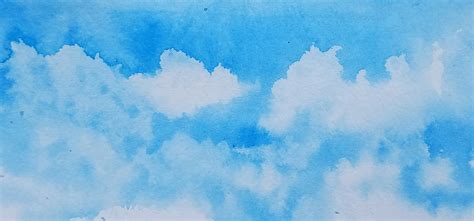 Clouds Watercolor Study Romeo Charlie Art