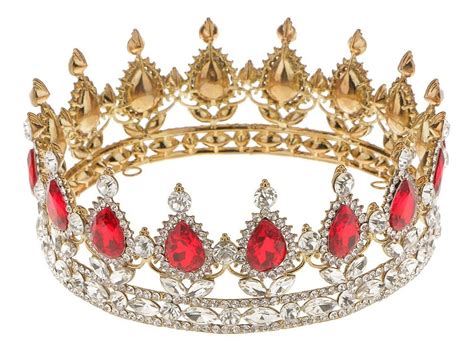 Rey Reina Nupcial Corona Diamante De Imitaci N Tiaras Chapa